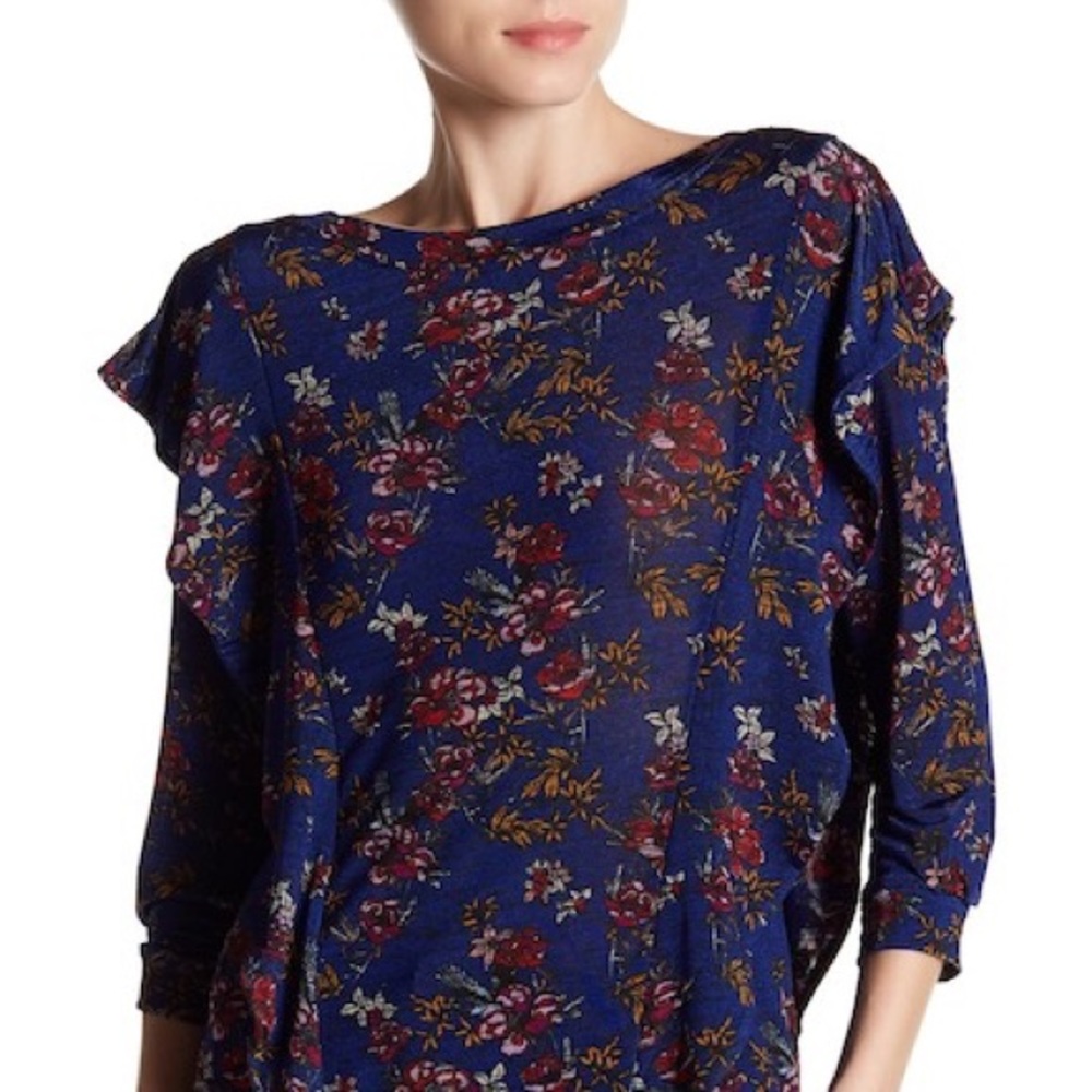 NWT Dock Street Floral Top - Picture 2 of 4